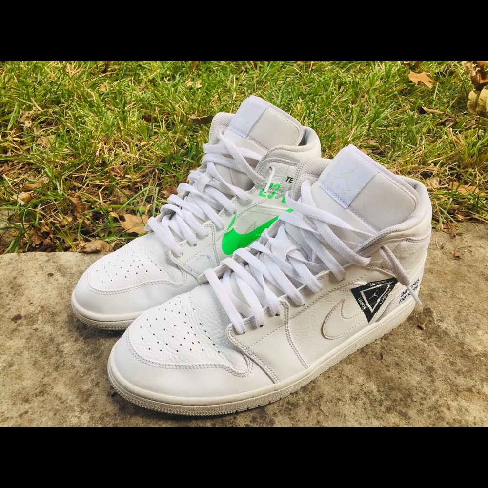 COPY - Custom Triple White Air Jordan 1